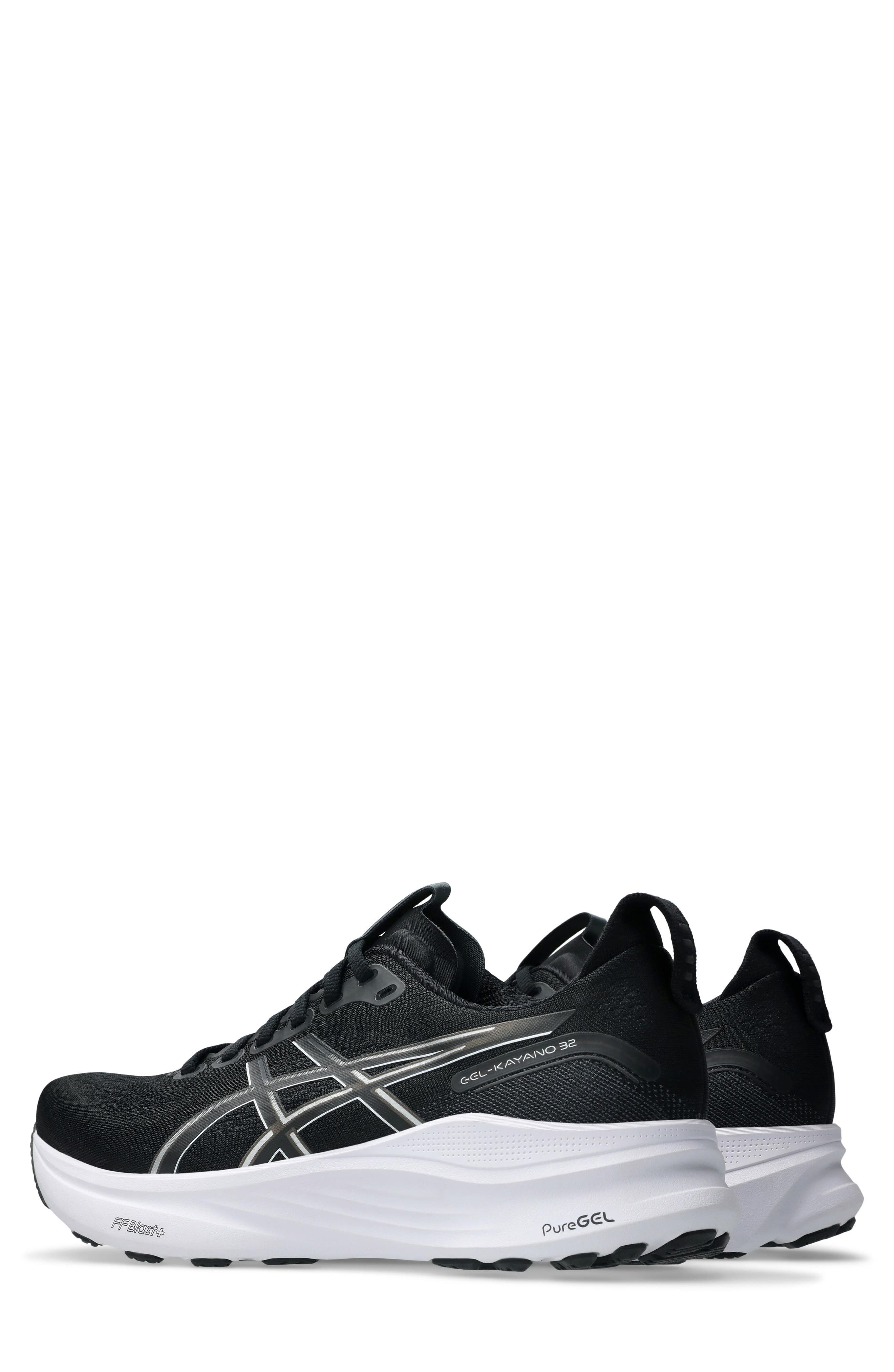 ASICS<sup>®</sup> GEL-KAYANO<sup>®</sup> 32 Running Shoe, Alternate, color, Black/White