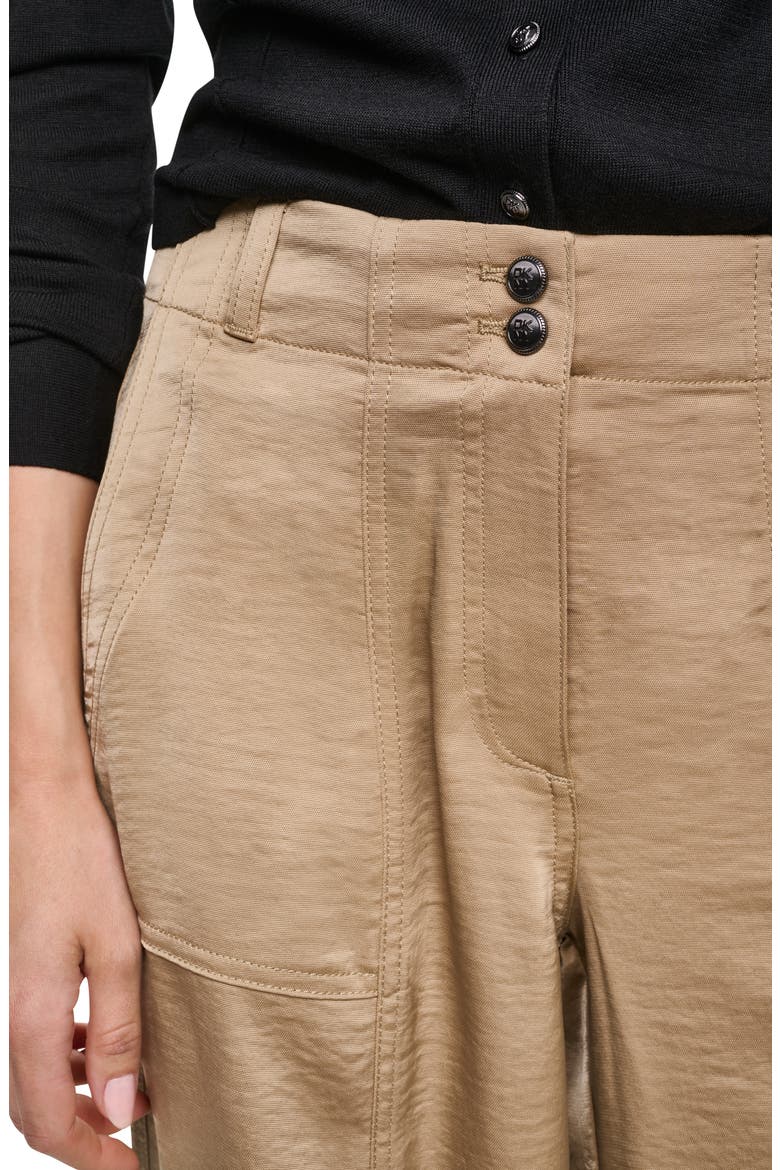 Wide Leg Glazed Pants, Alternate, color, TRAVERTINE