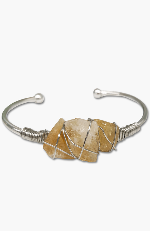 Gemstone Wire Wrapped Bracelet