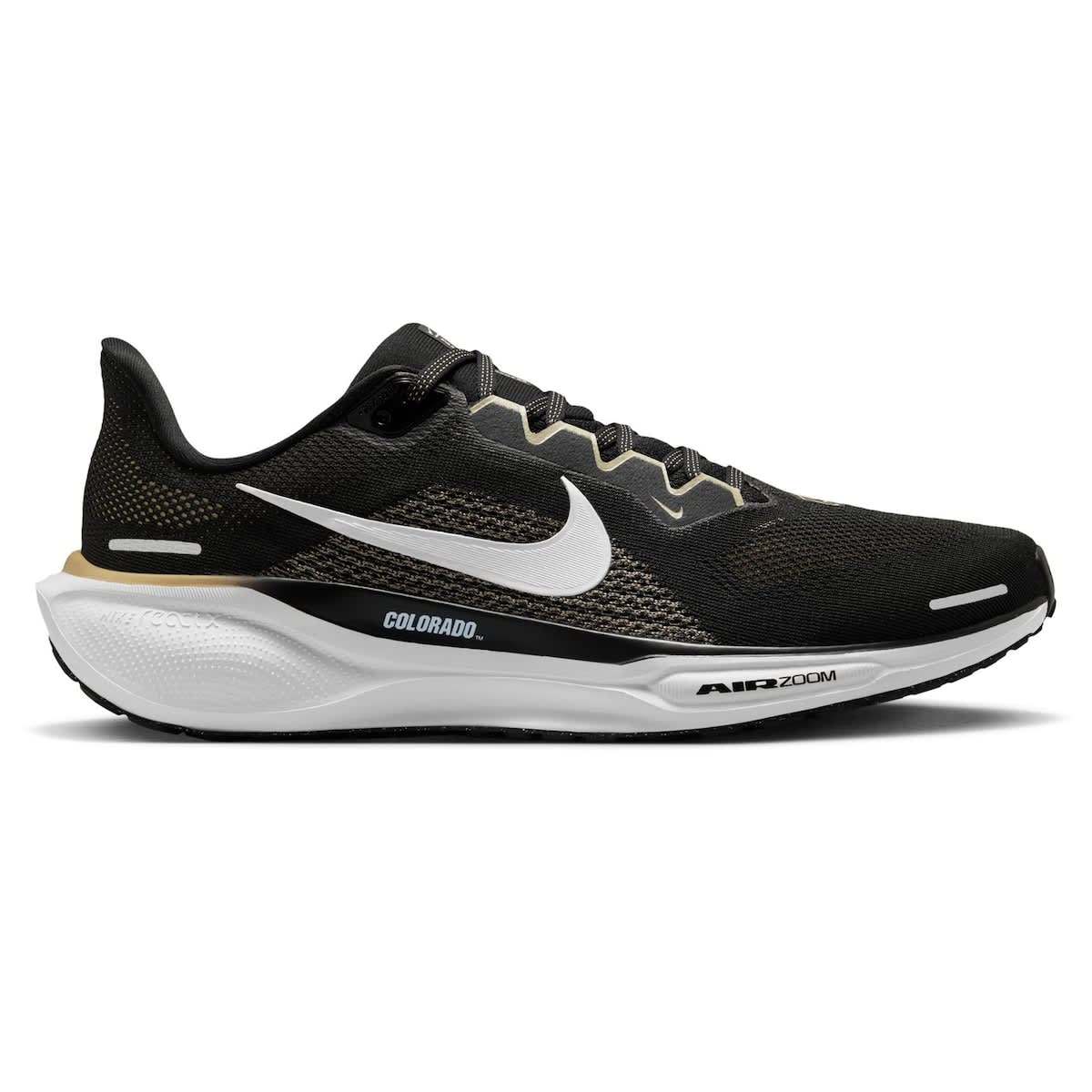 Nike Unisex Nike Black Colorado Buffaloes Zoom Pegasus 41 Running Shoes, Main, color, Black