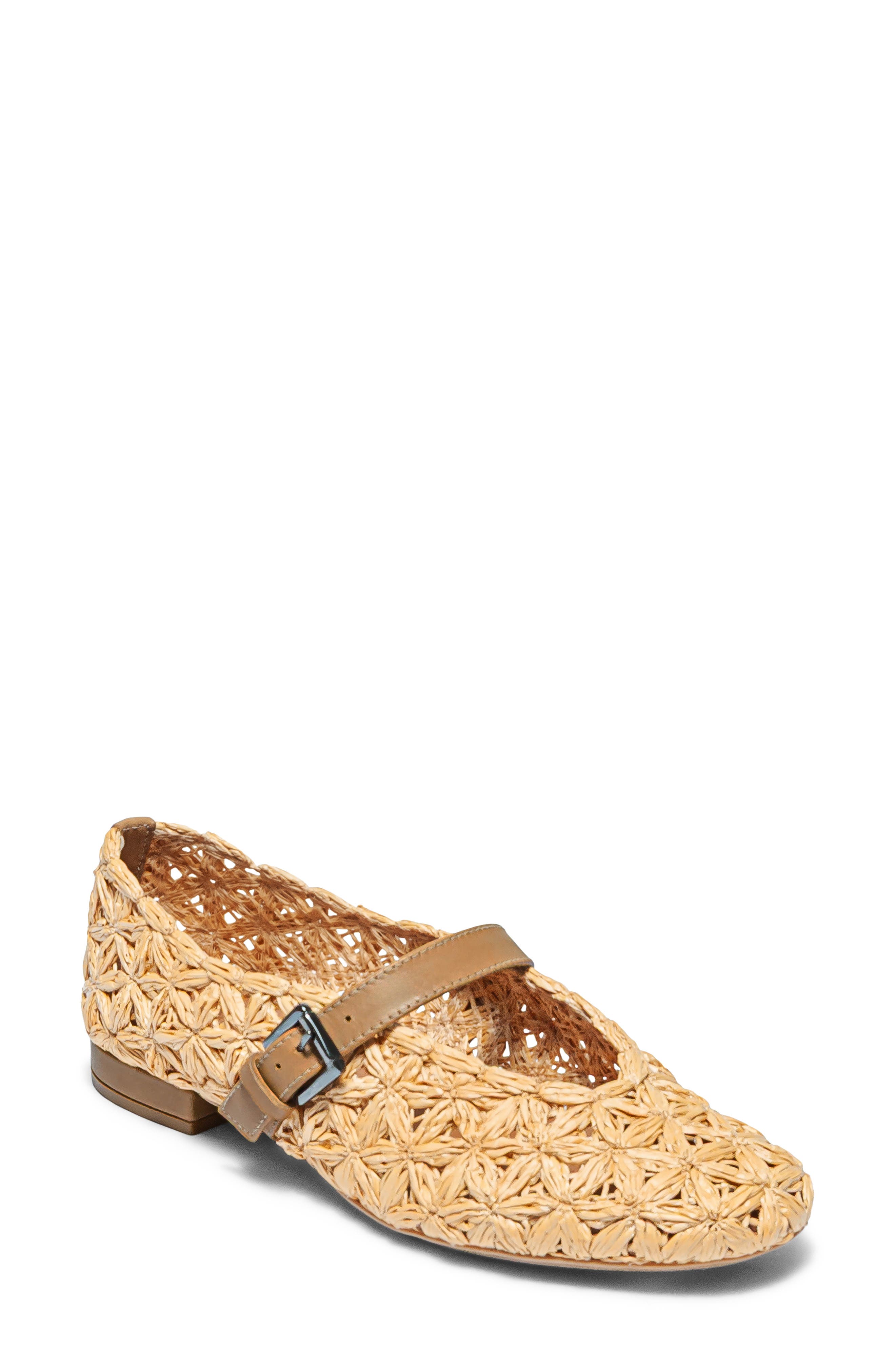 Borden Raffia Mary Jane Flat