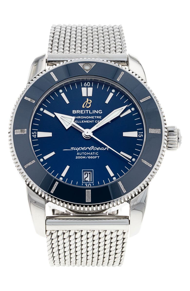 Watchfinder & Co. Breitling Preowned 2019 SuperOcean Heritage B20 Automatic Bracelet Watch, 42mm, Main, color, 