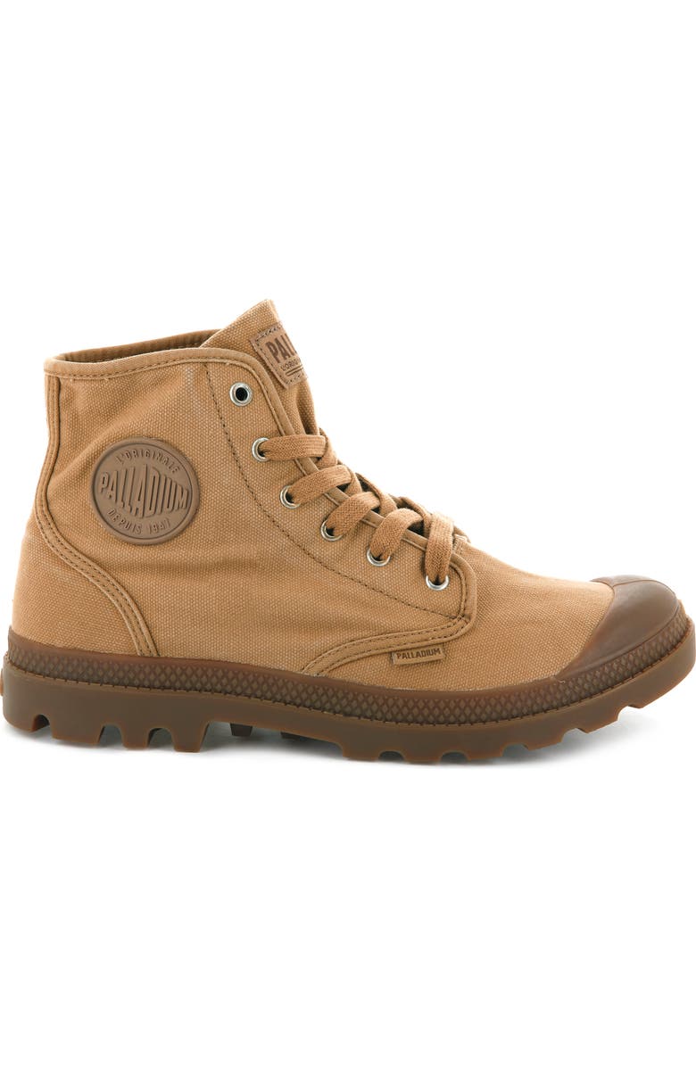 Palladium Pampa Hi Canvas Boot, Alternate, color, Woodlin