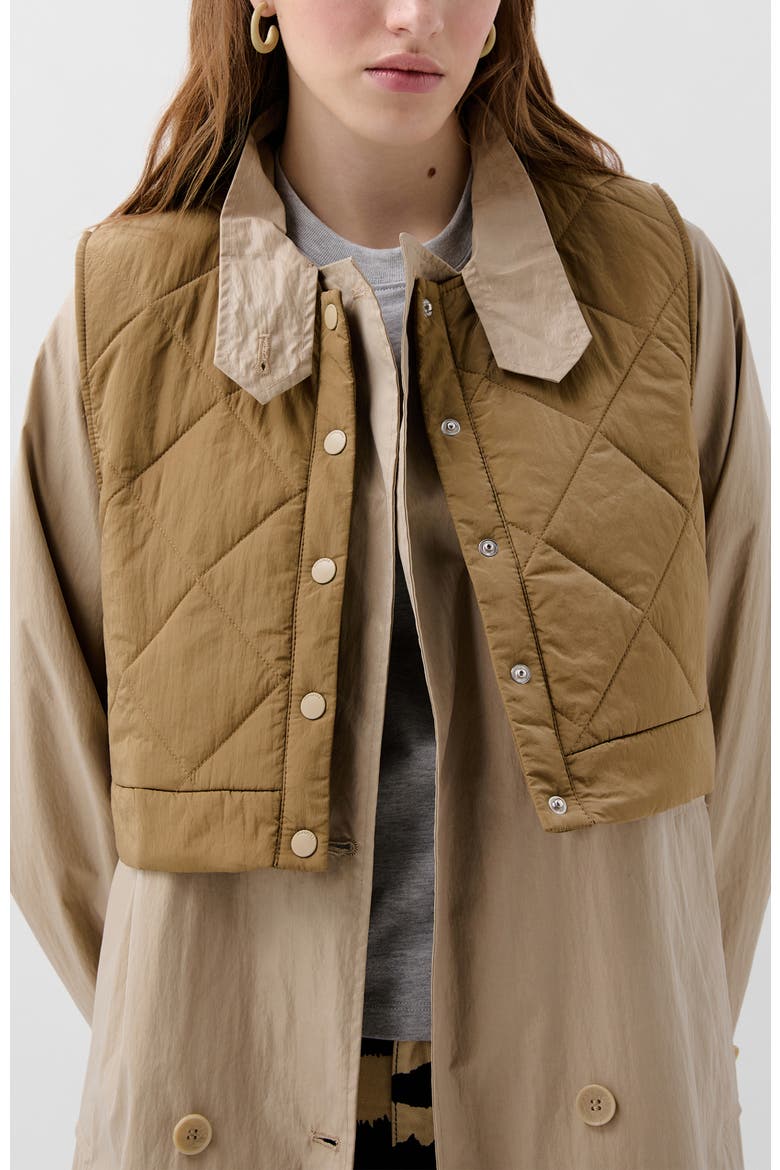 Vest Trench, Alternate, color, Natural