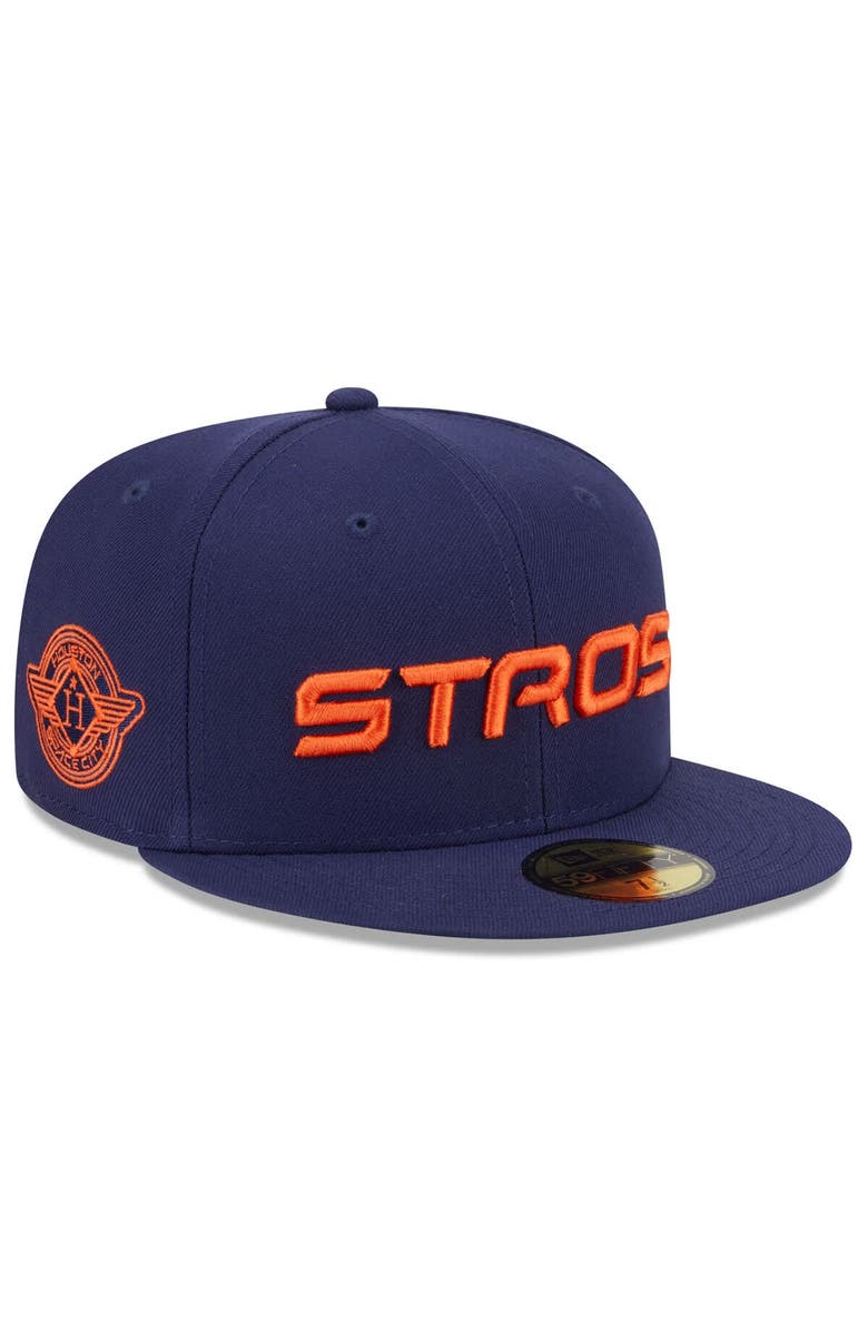 New Era Men's New Era Navy Houston Astros 2025 City Connect Fan Pack 59FIFTY Fitted Hat, Alternate, color, Navy