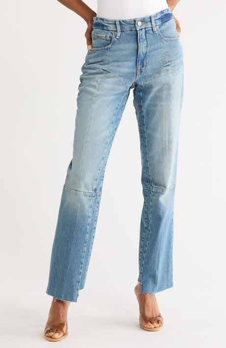 Good American Good Icon High Waist Straight Leg Jeans