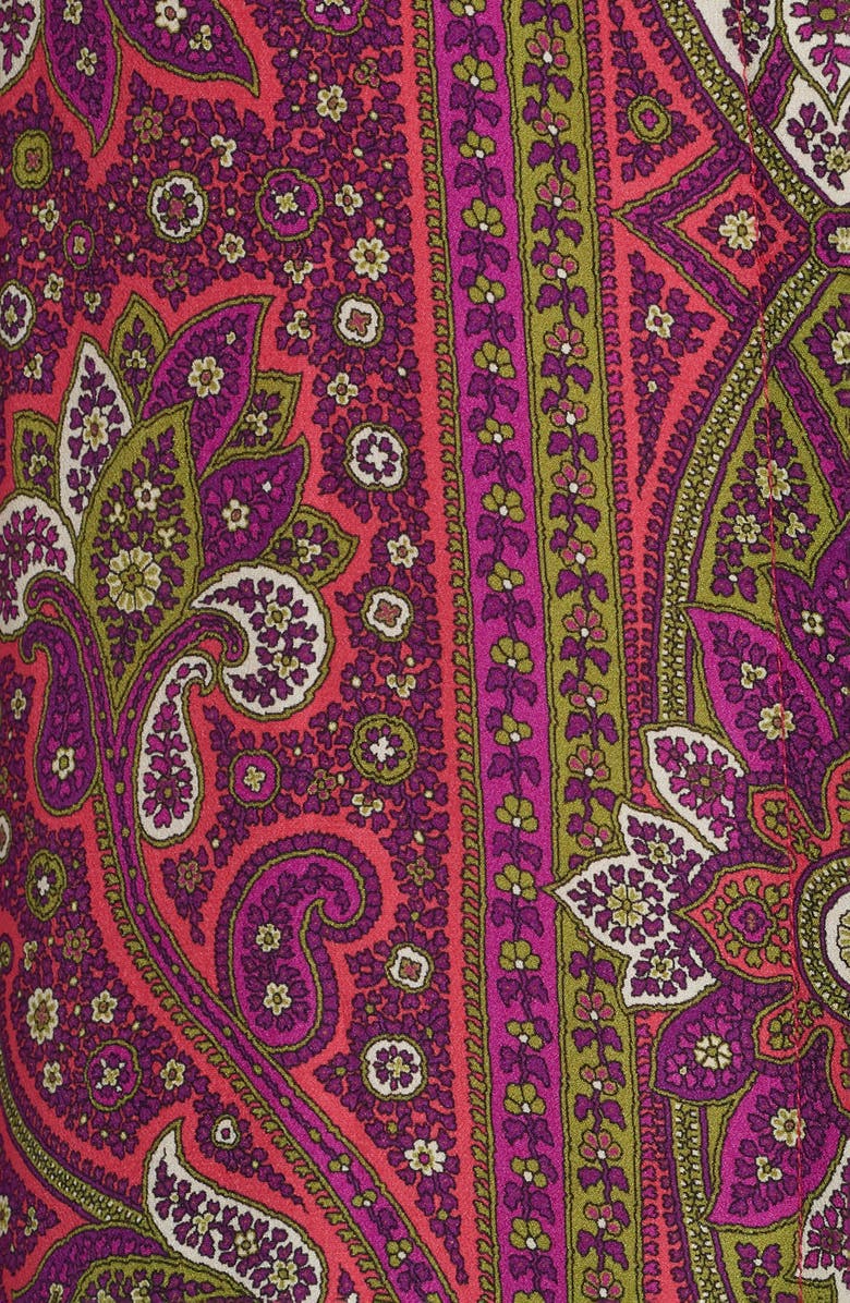 KOBI HALPERIN Sawyer Paisley Print Woven Shirt, Alternate, color, Poppy Multi