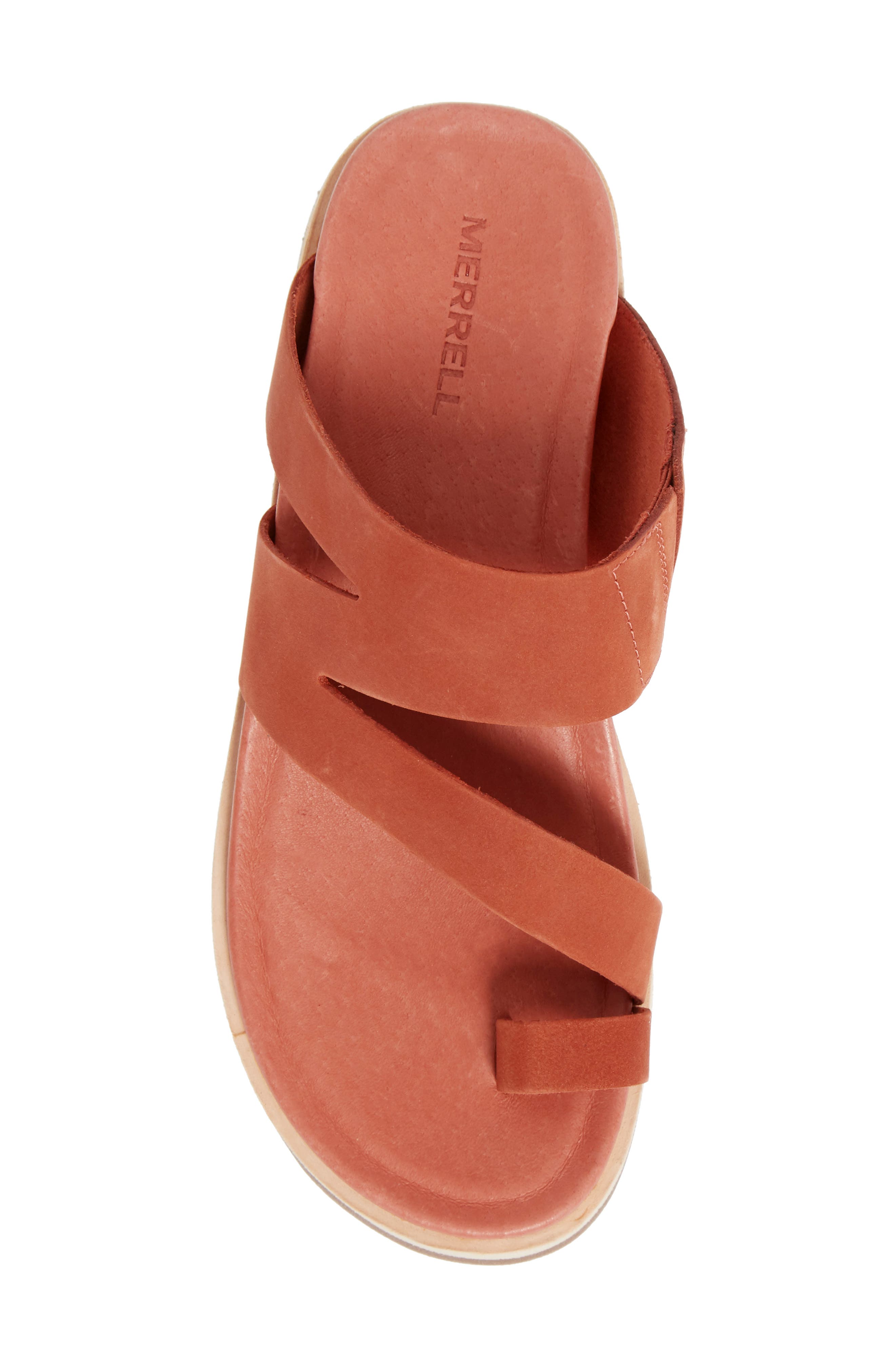 Juno Wrap Sandal, Alternate, color, REDWOOD LEATHER