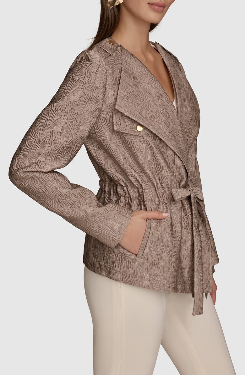 Donna Karan New York Quilted Tie Waist Jacket, Alternate, color, 