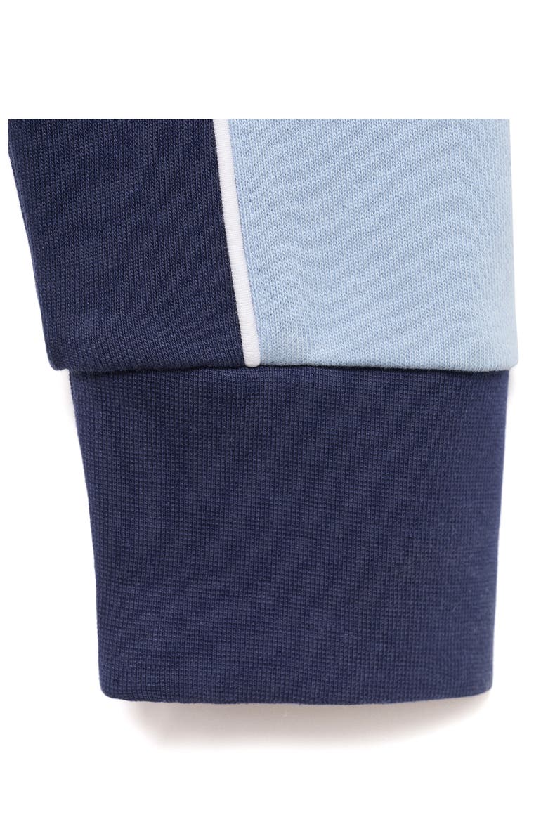 Two-Tone Zip Front Jacket, Alternate, color, BLUE