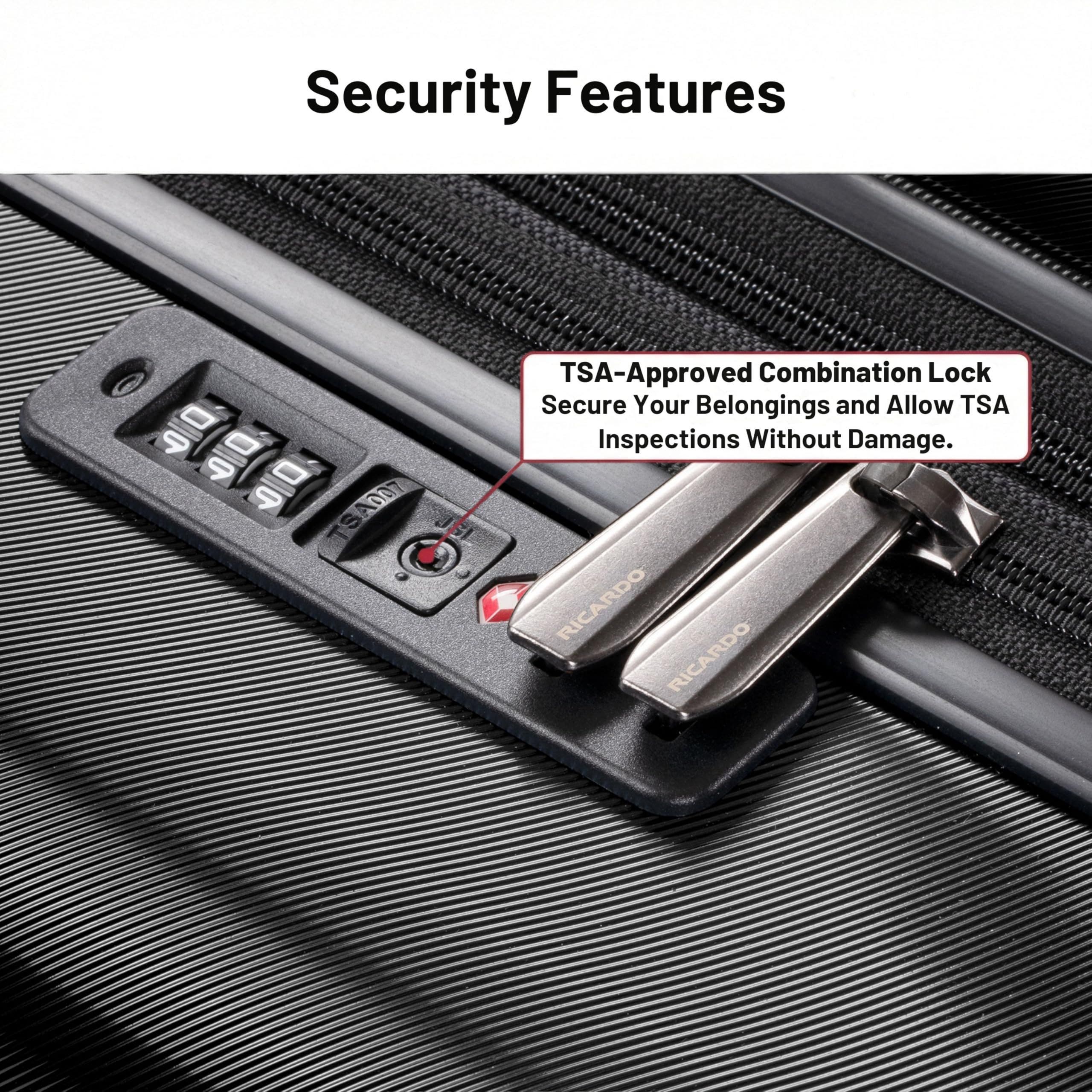 Ricardo Beverly Hills Brentwood Hardside 29" Expandable Large Checked Luggage, Alternate, color, Onyx