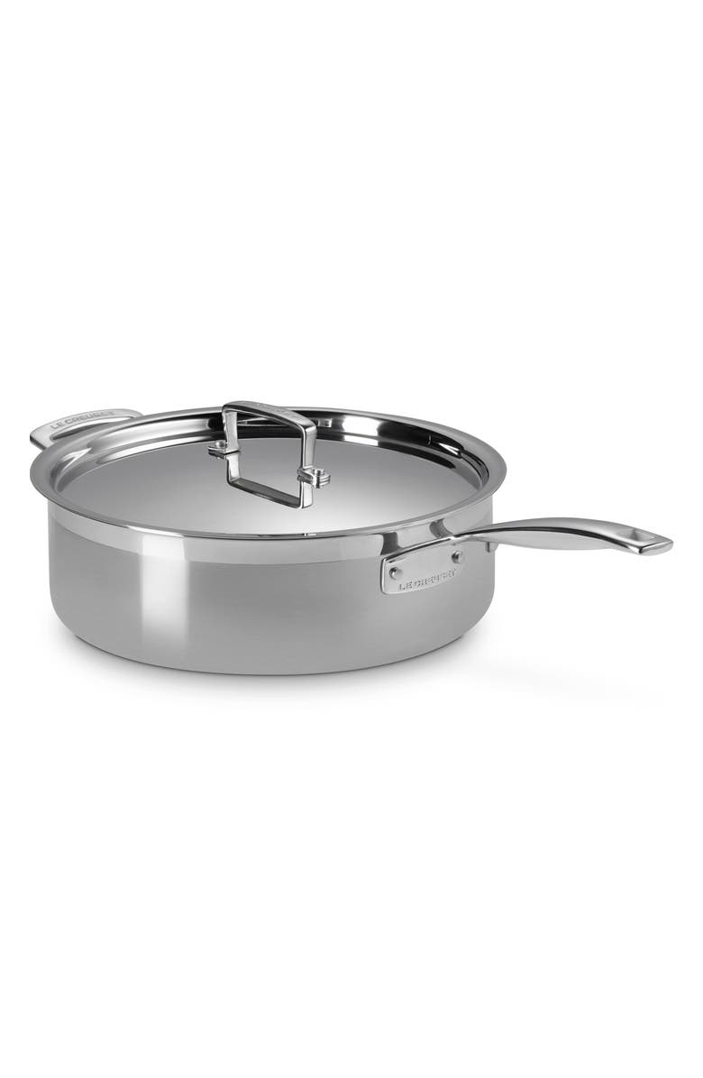 Le Creuset 6-Quart Classic Stainless Steel Sauté Pan, Main, color, Stainless Steel