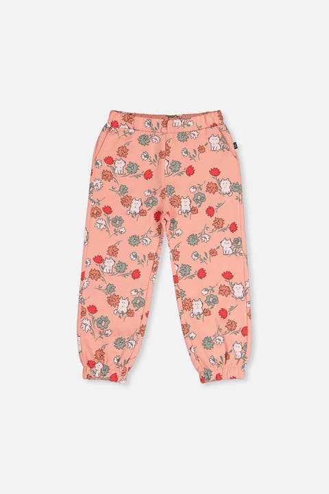 French Terry Cat Pocket Elastic Cuff Sweatpants