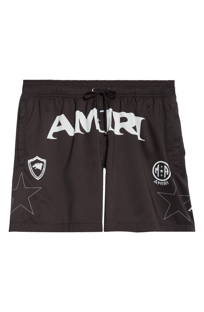 AMIRI 'Amiri Sport Swim Trunks, Main, color, Black