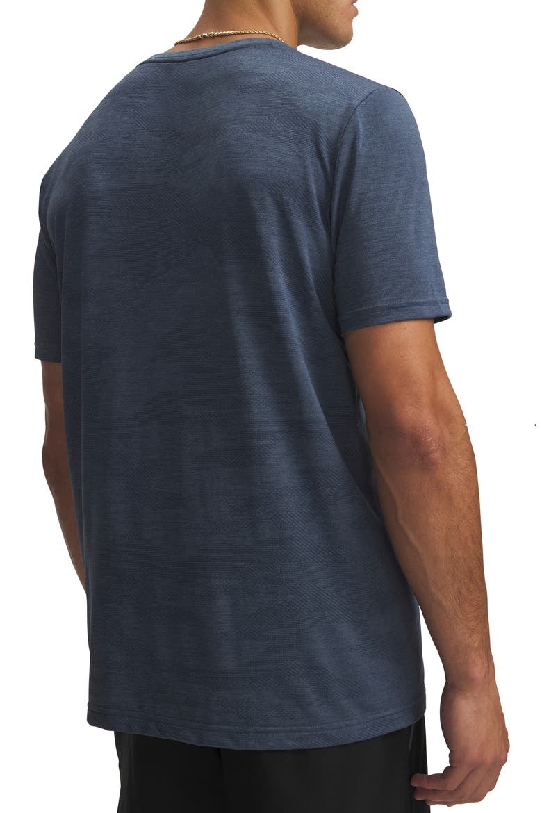 Vanish Elite Seamless Performance T-Shirt, Alternate, color, DOWNPOUR GRAY/ ULTIMATE BLACK