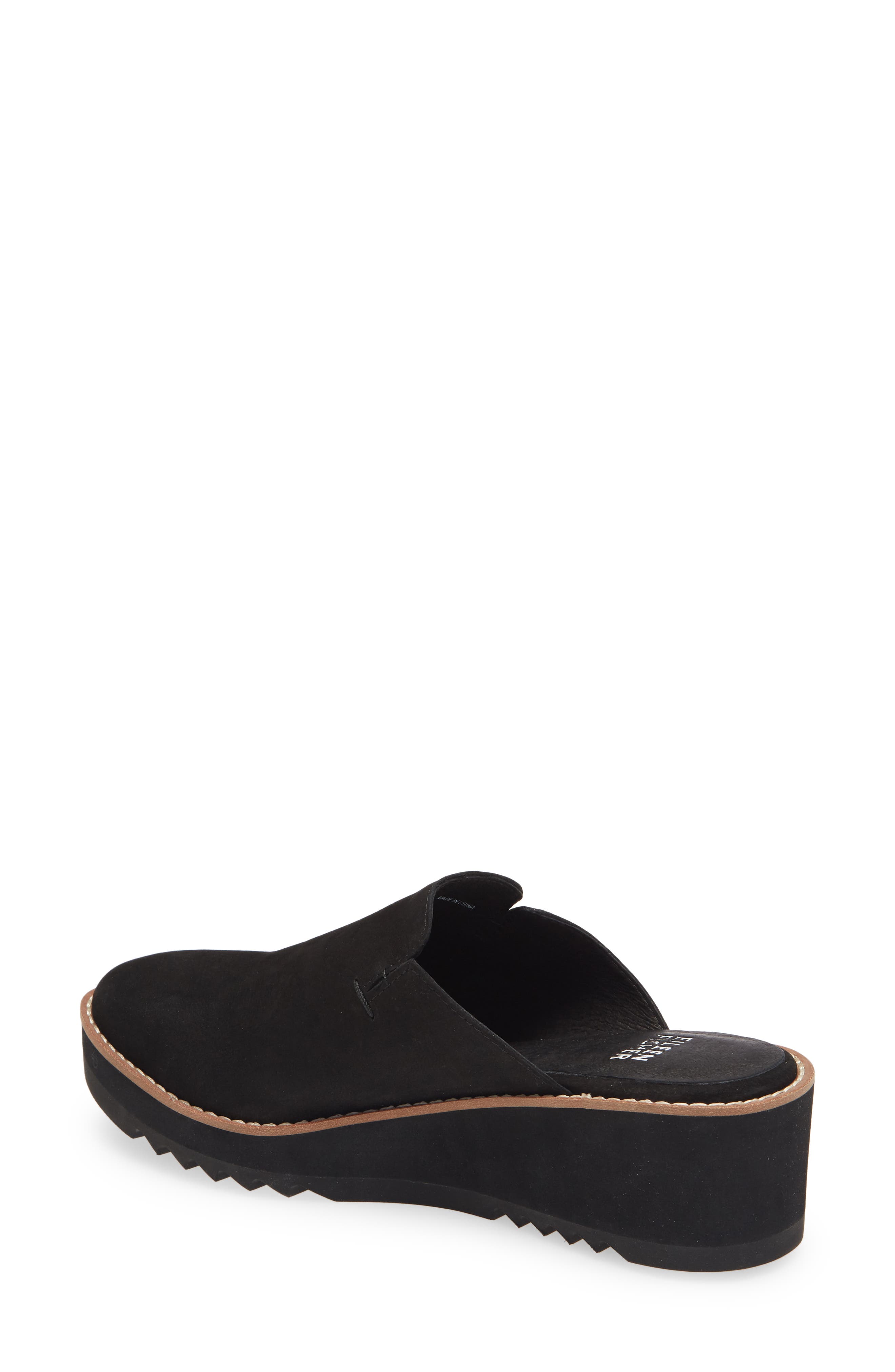 Eileen Fisher Loti Suede Clog, Alternate, color, 