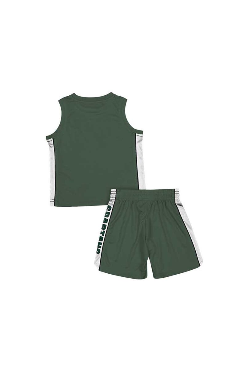 COLOSSEUM Toddler Colosseum Green Michigan State Spartans Vecna Tank Top & Shorts Set, Alternate, color, 