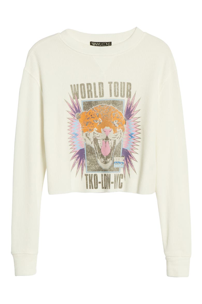 Tiger Graphic Thermal Top, Alternate, color, CREAM