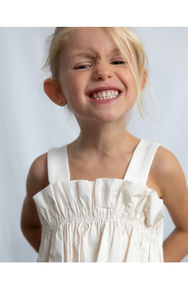 Mayoral Ruffled Top, Alternate, color, Beige