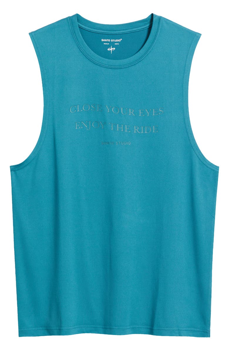 SANTO STUDIO Ryan Sheckler Edition Tempo Enjoy Graphic Tech Tank, Alternate, color, Blue