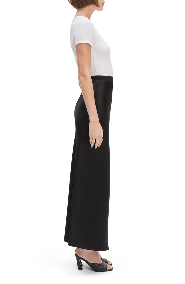 Favorite Daughter The Josie Satin Skirt, Alternate, color, Black