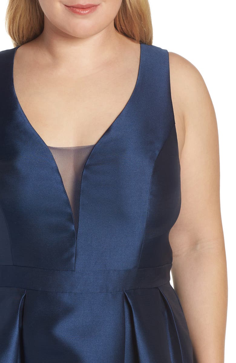 Chi Chi London Perla Back Cutout Evening Dress, Alternate, color, 