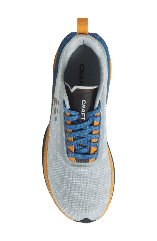 Craft Endurance 2 Running Shoe In Platnum-sour