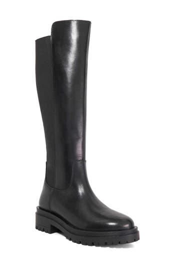 Dune London Tagu Knee High Boot In Black