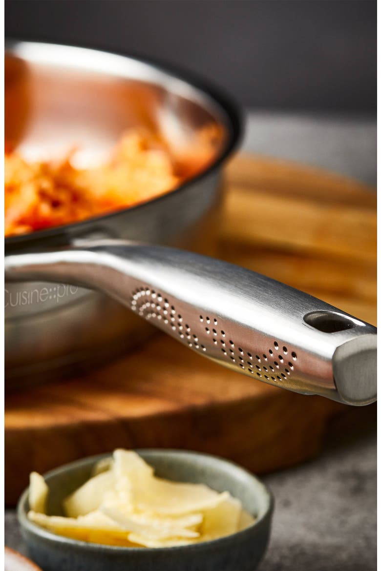 iD3® SS 3.5 Qt. Sauté Pan with Lid, Alternate, color, SILVER