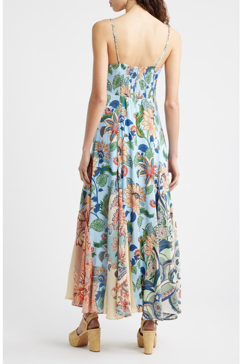 Floral Delight Sleeveless Maxi Dress, Alternate, color, FLORAL DELHI LIGHT BLUE