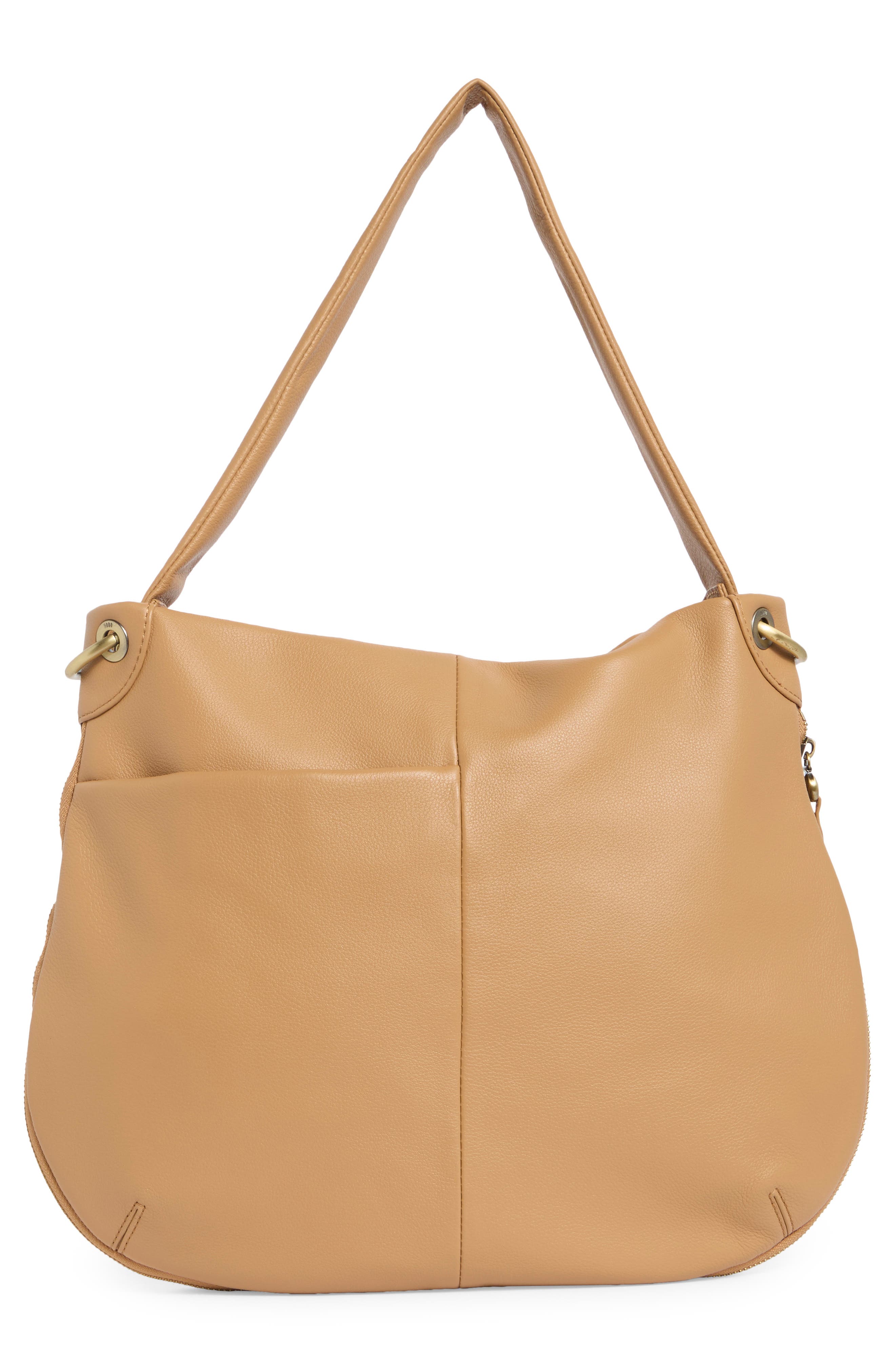 Fern Leather Shoulder Bag, Alternate, color, SANDSTORM