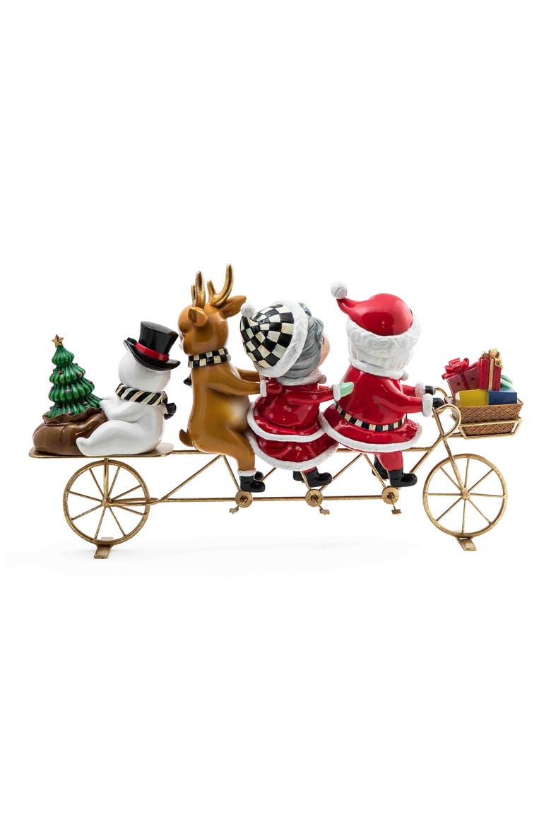 Granny Kitsch Christmas Santa and Company Decoration, Alternate, color, MULTI