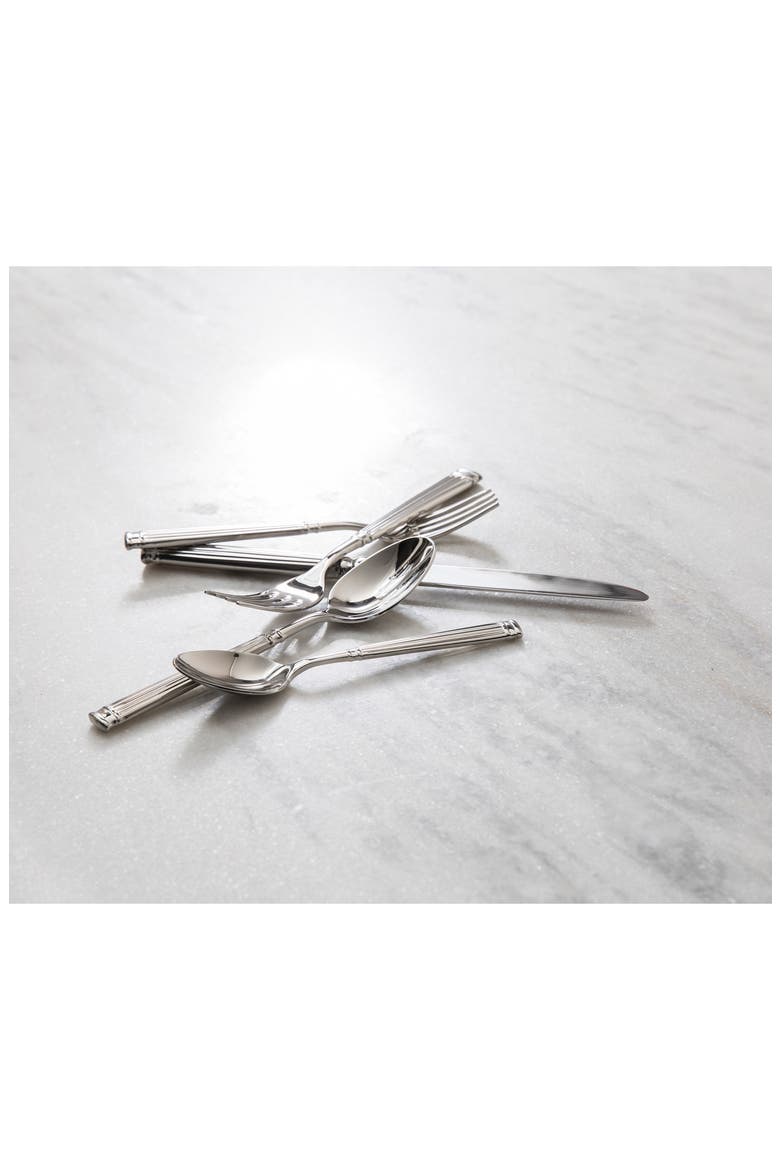 Doria 20-Piece Place Setting, Alternate, color, SILVER
