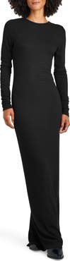Splendid Isabella Shimmer Long Sleeve Maxi Dress