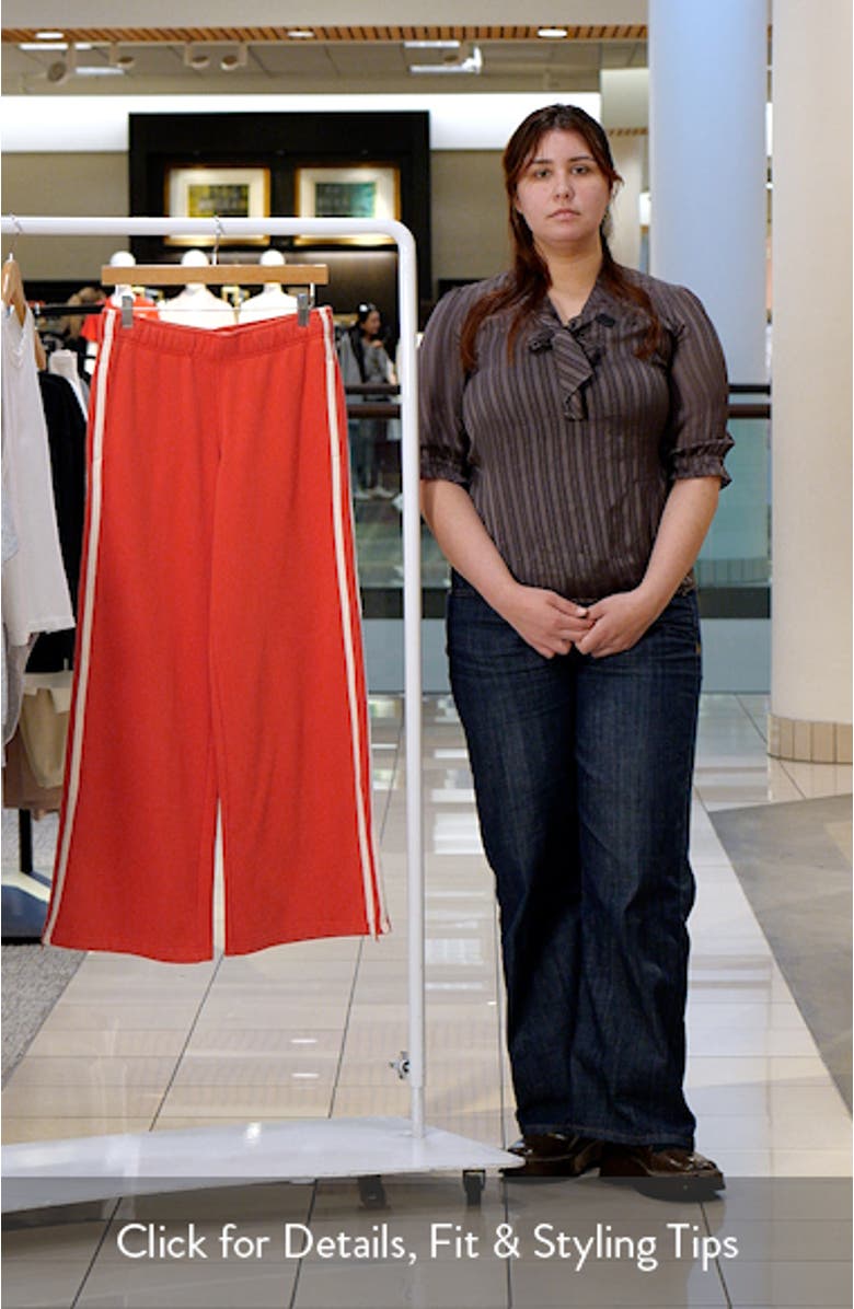 Cloud 9 Side Stripe Wide Leg Sweatpants, sales video thumbnail