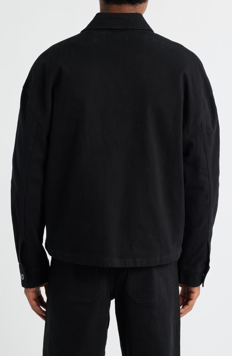 BP. Canvas Workwear Jacket, Alternate, color, Black