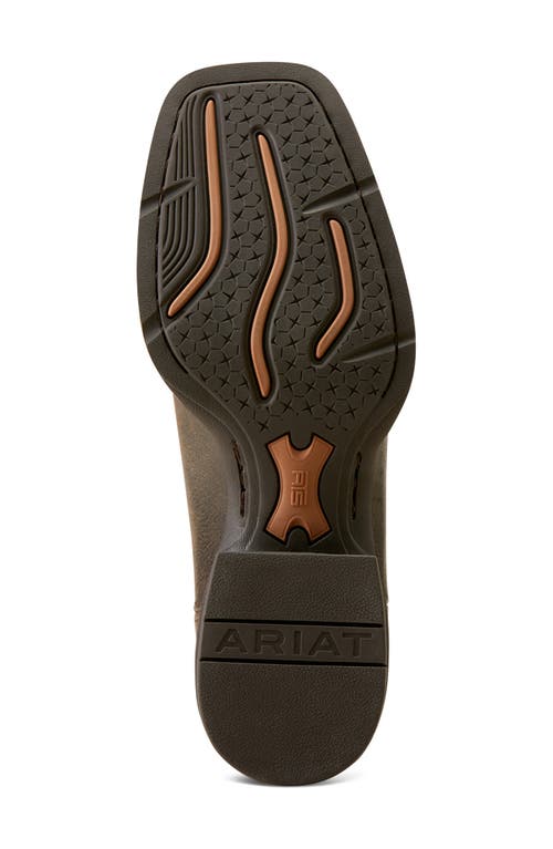 Ariat Sport Latigo Square Toe Roper Heel Boot In Brown