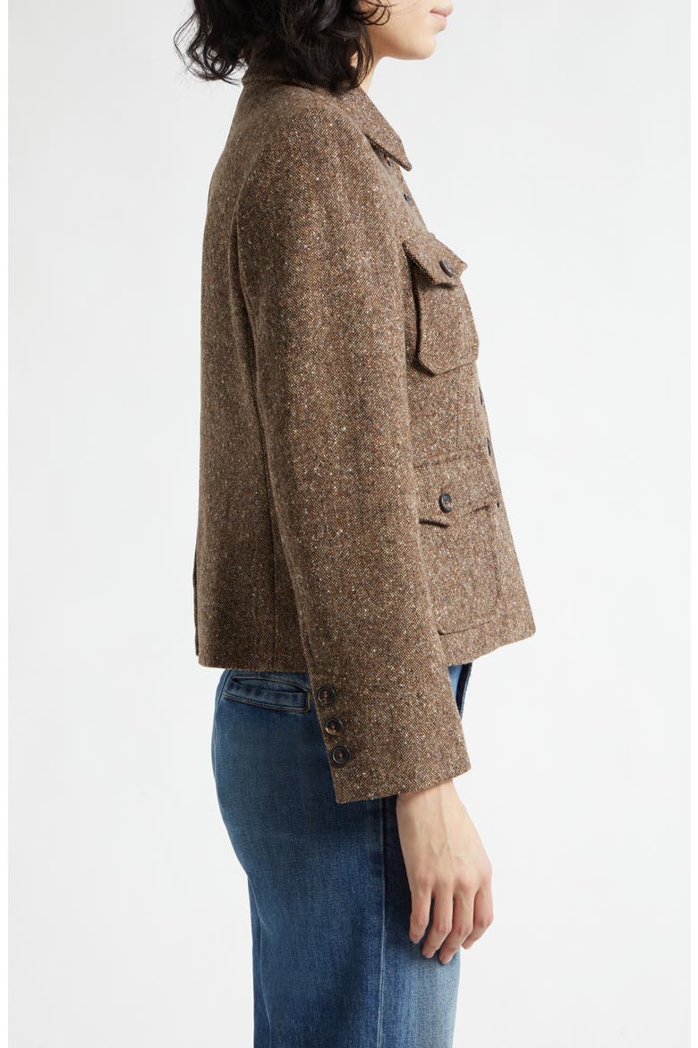 Jamison Stretch Virgin Wool Jacket, Alternate, color, ESPRESSO DONEGAL