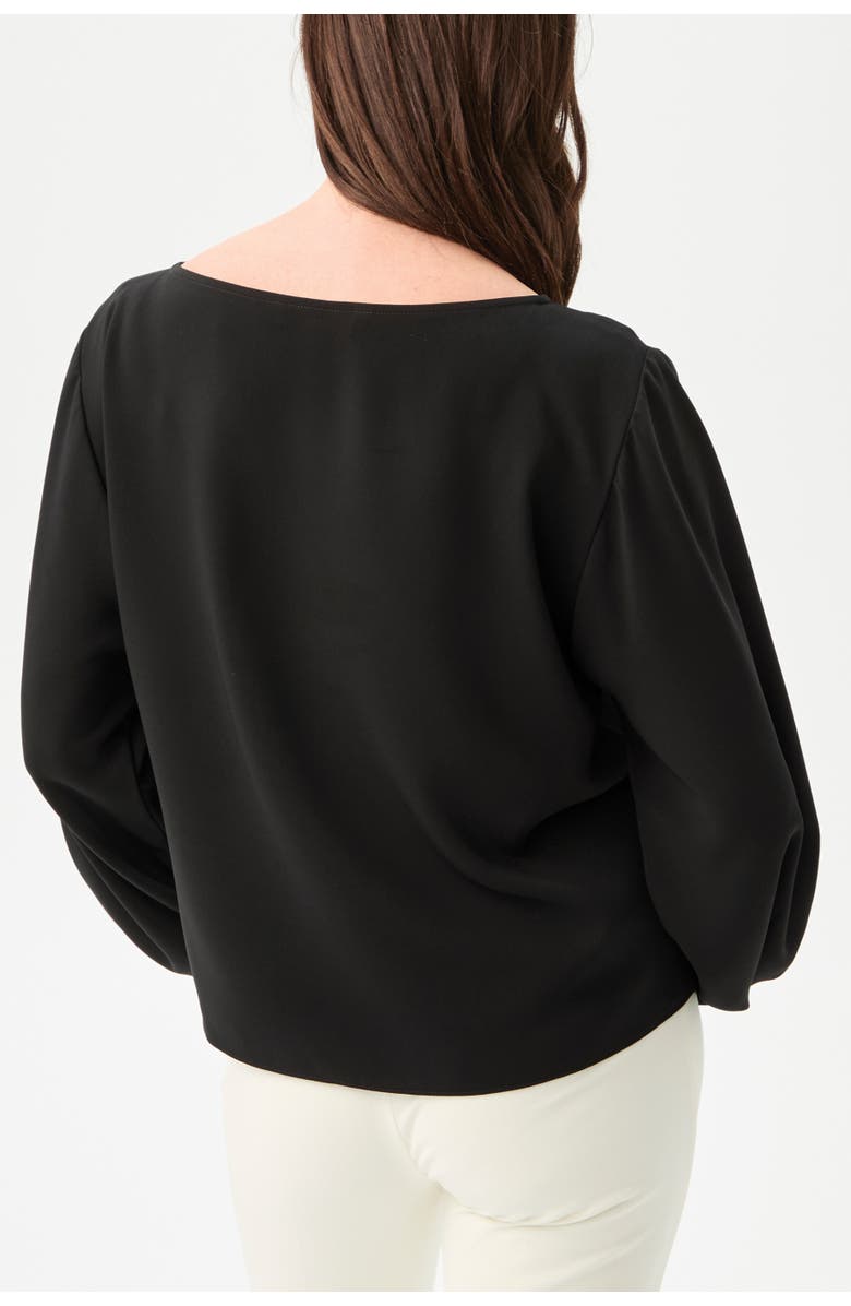 Trina Turk Ursa 2 Boat Neck Top, Alternate, color, Black