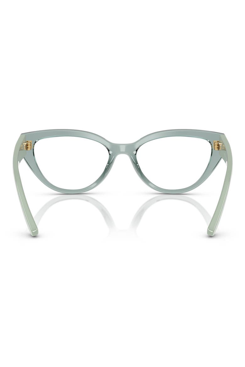 50mm Cat Eye Optical Glasses, Alternate, color, TRANSPARENT GREEN