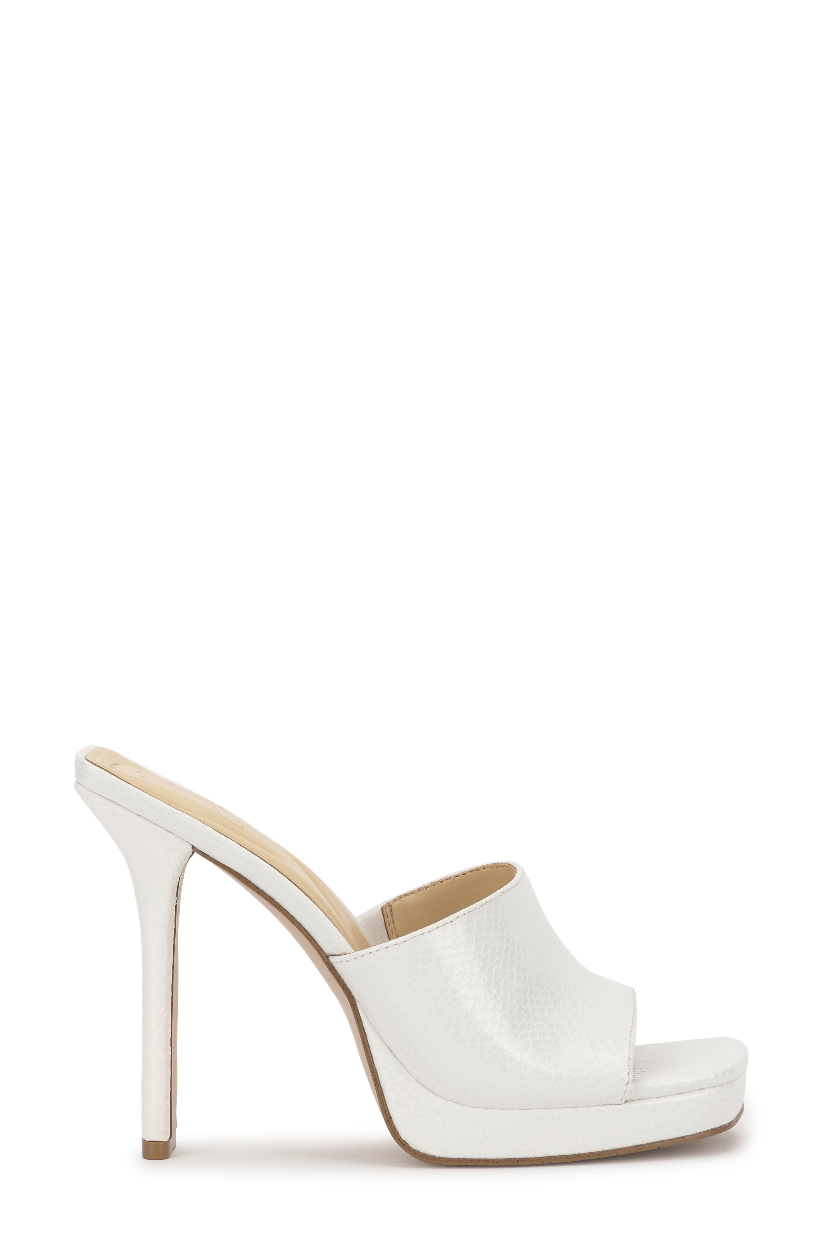 Jessica Simpson Azelica Platform Slide Sandal, Alternate, color, Bright White