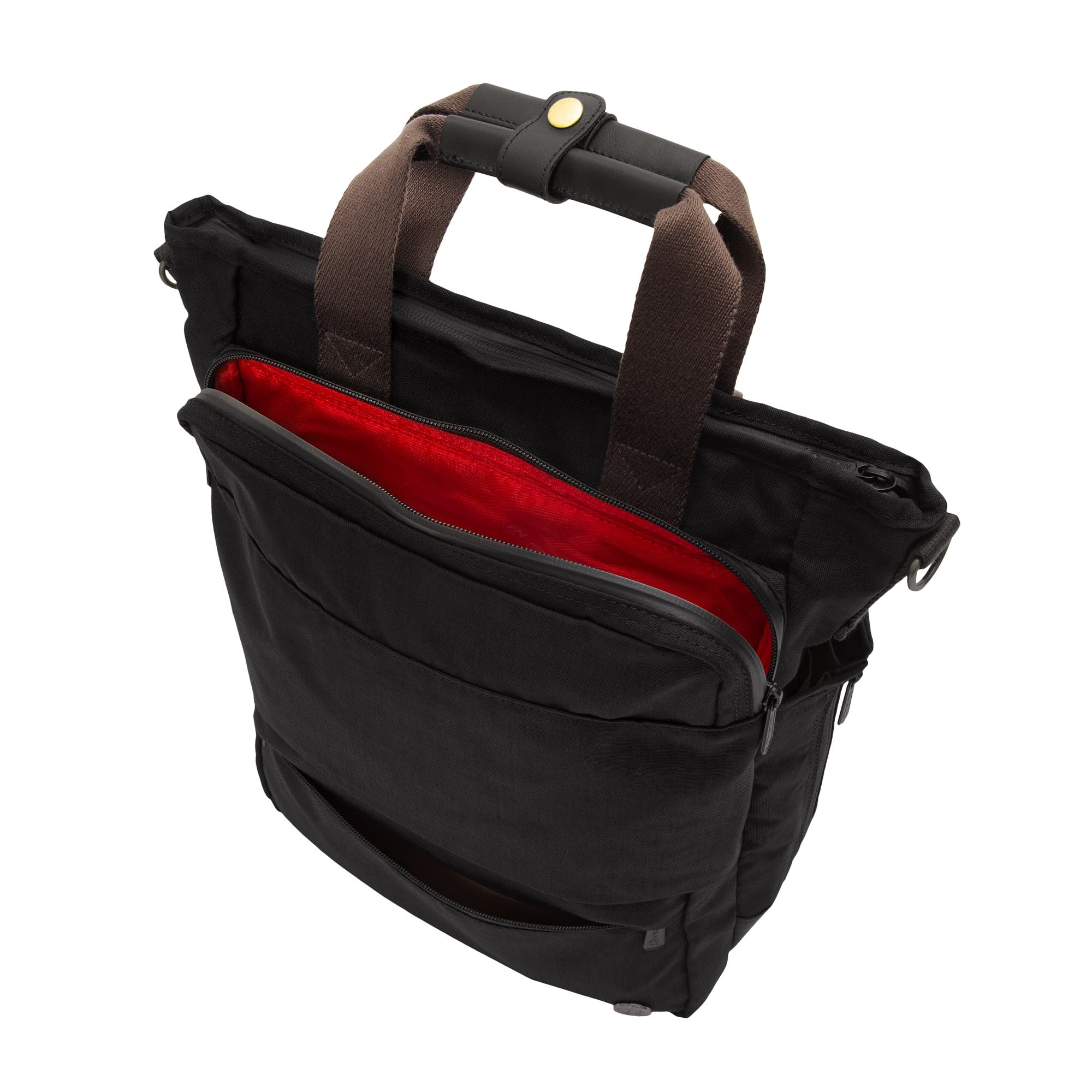 Token Waxed Nylon Fordham Convertible Backpack, Alternate, color, Black