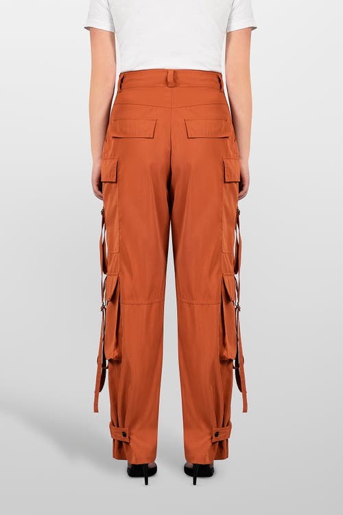 Laura Aparicio Maxi Cargo Pocket Pants In Black
