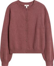 BP. Crewneck Cotton Blend Cardigan
