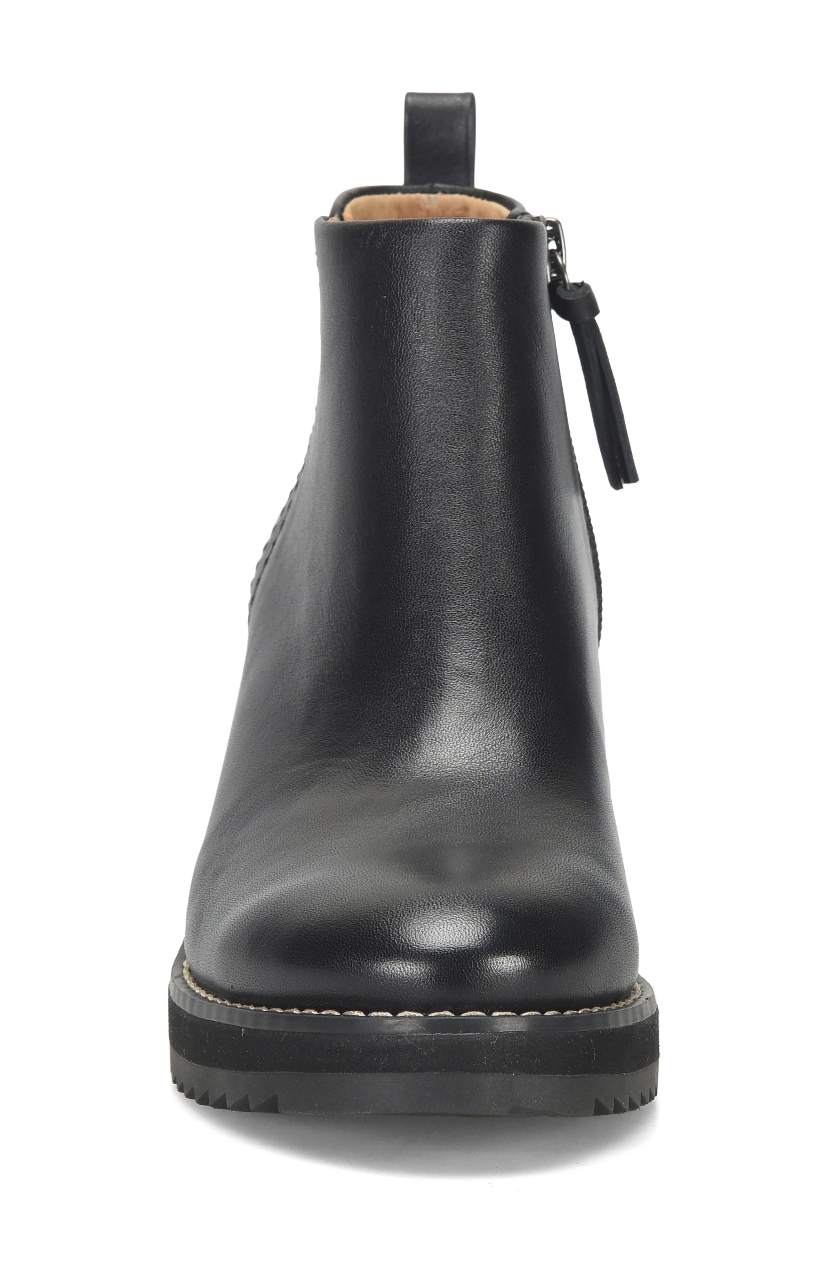 Söfft Eden Wedge Bootie, Alternate, color, Black