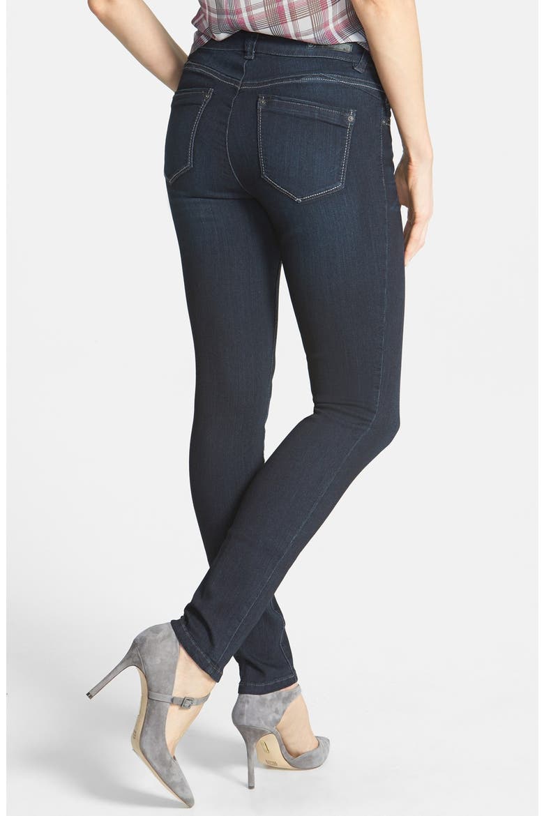 Stretch Denim Leggings (Nordstrom Exclusive), Alternate, color, INDIGO