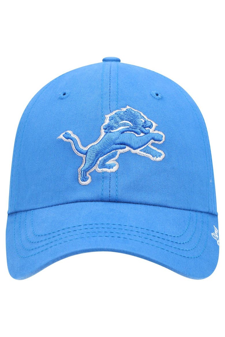 Women's '47 Blue Detroit Lions Miata Clean Up Secondary Adjustable Hat, Alternate, color, Blue