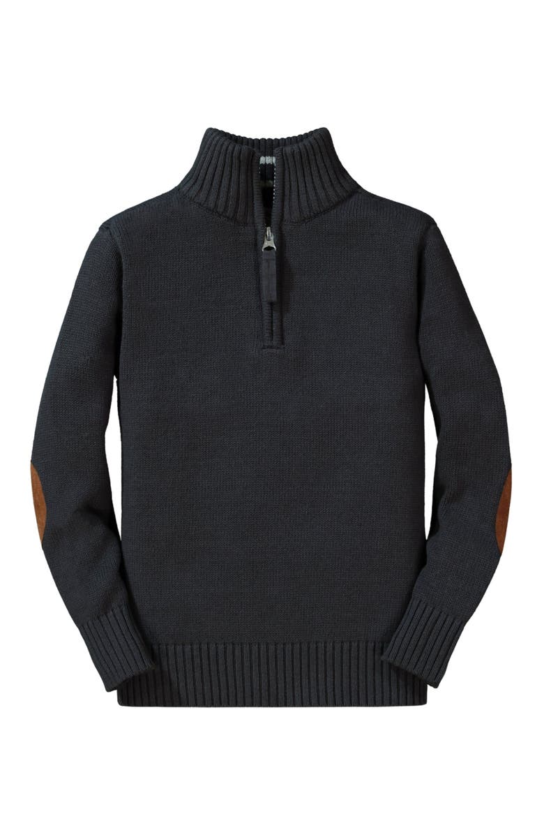 Hope & Henry Boys' Half Zip Pullover Sweater with Elbow Patches, Kids, Main, color,