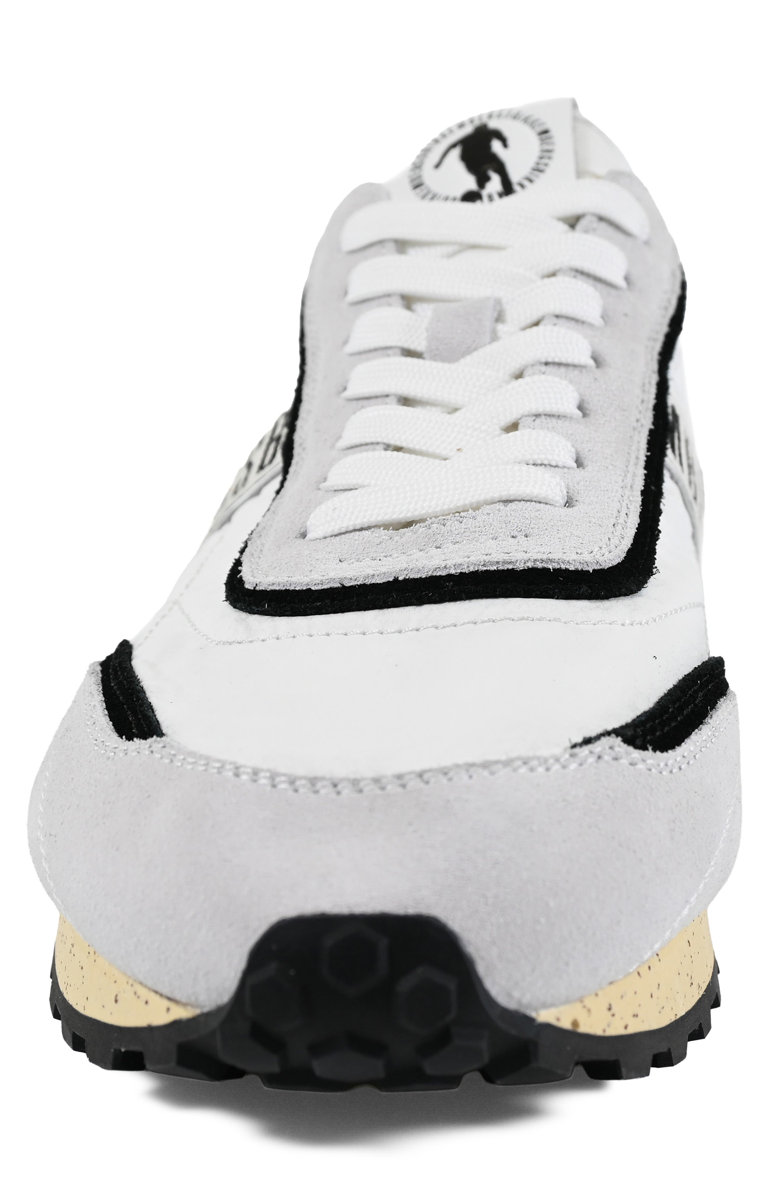 Fabric Running Shoe, Alternate, color, WHITE