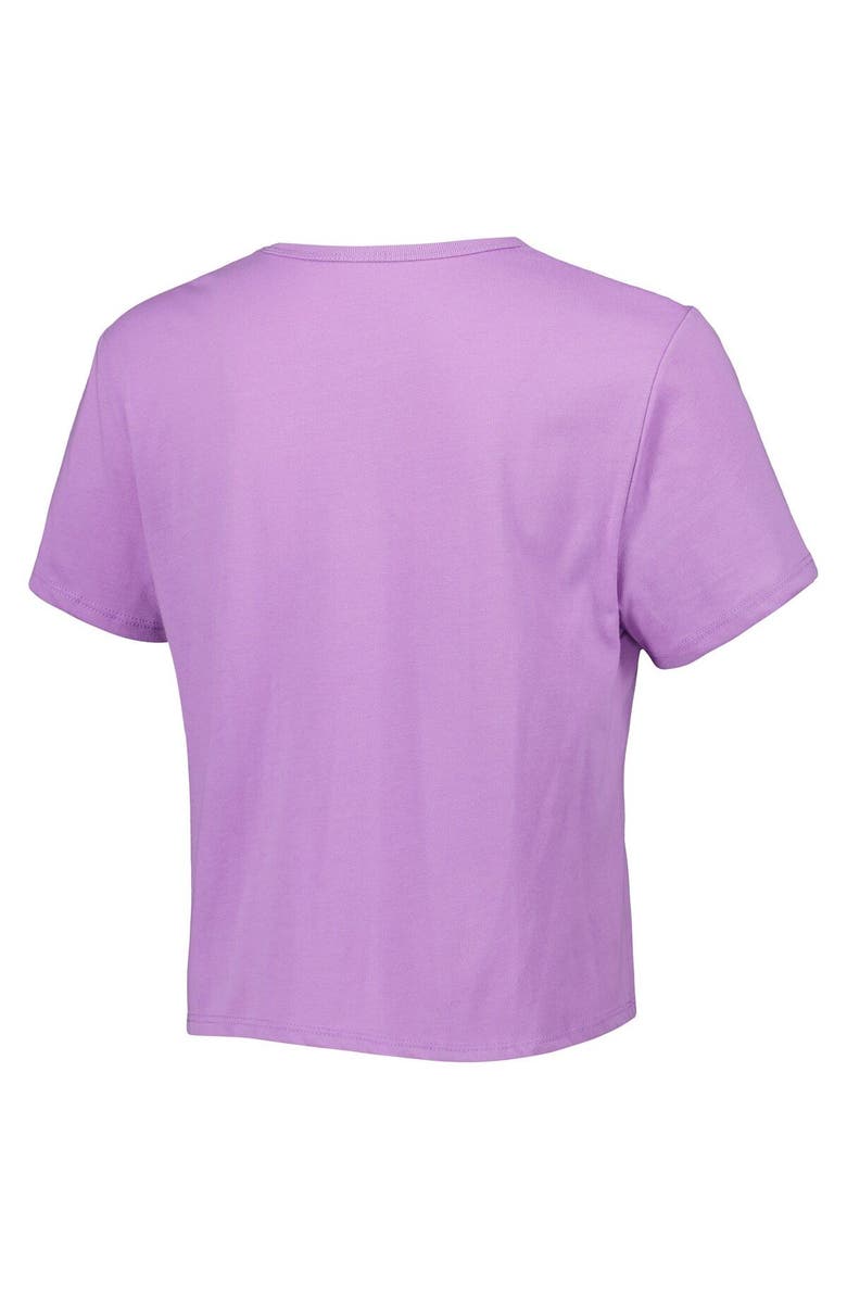 ZOOZATZ Women's ZooZatz Purple Georgia Bulldogs Core Fashion Cropped T-Shirt, Alternate, color, Purple